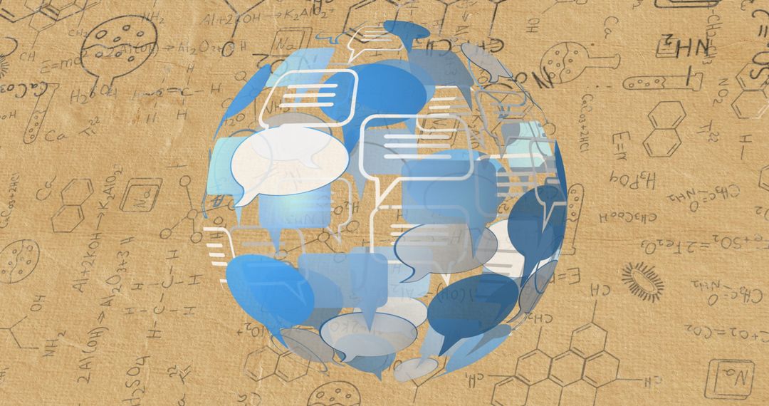 Global Network of Communication in Scientific World