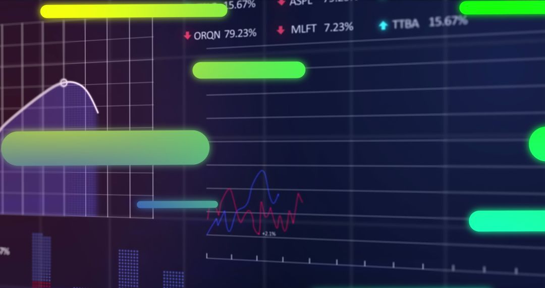 Abstract Financial Data Visualization and Stock Market Analysis
