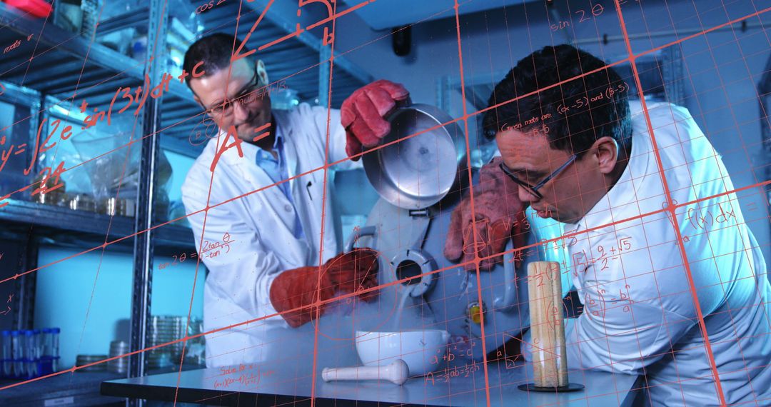 Diverse Scientists Engaged in Innovative Laboratory Experiment