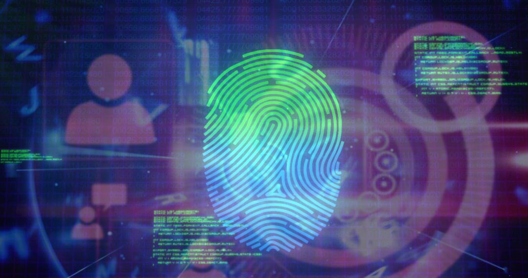 Digital Fingerprint Technology and Cybersecurity Interface