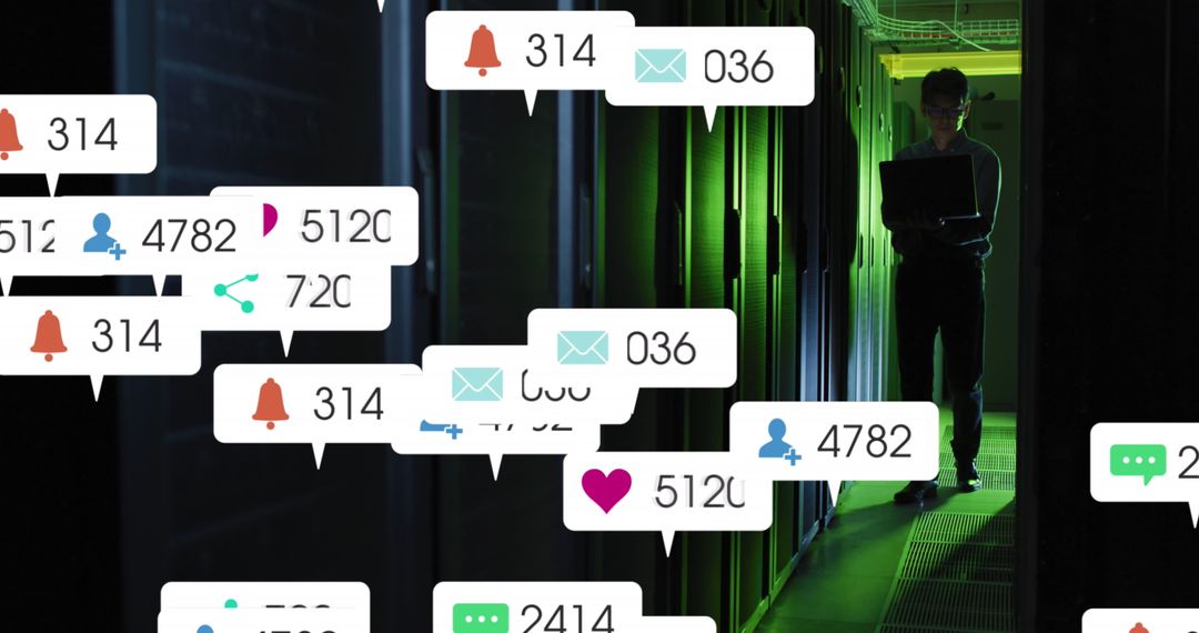 IT Technician in Data Center Monitoring Social Media Alerts