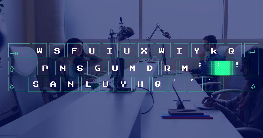 Data Processing Visualization Over Diverse Office Work Environment
