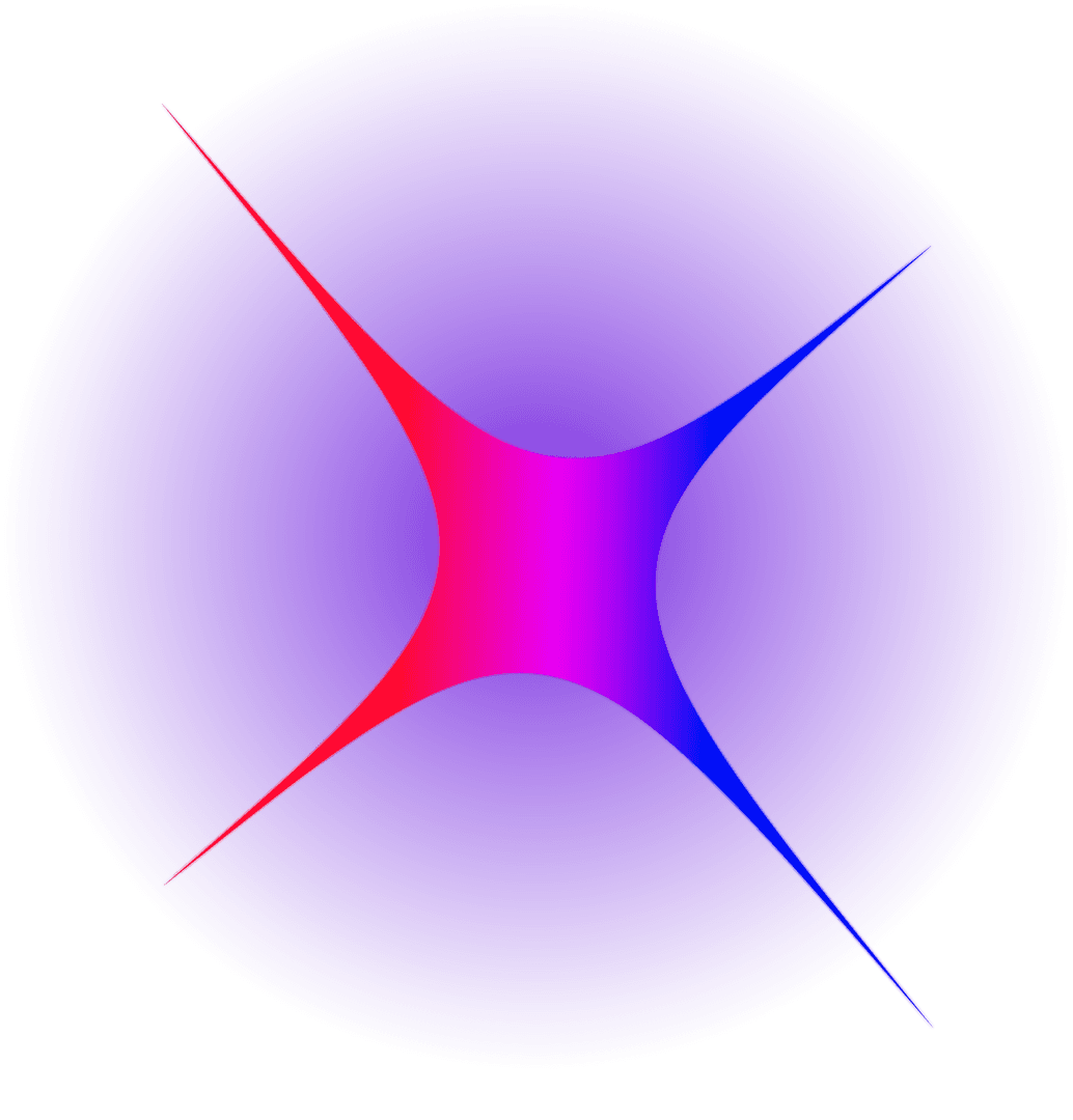 Abstract Transparent Four-Pointed Gradient Design on Violet Disc - Download Free Stock Images Pikwizard.com