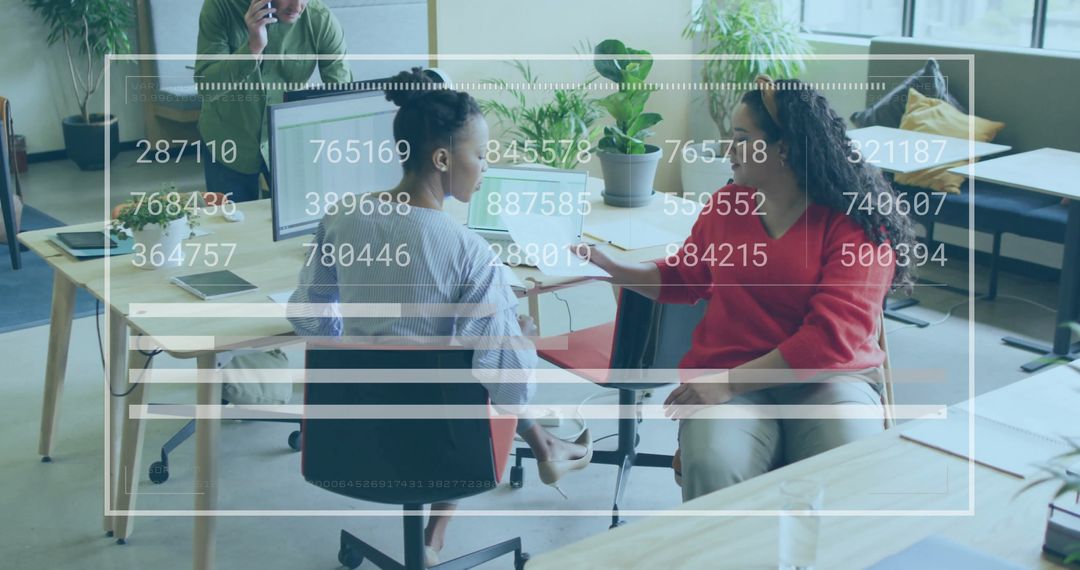 Financial Data Layers Over Diverse Professionals in Co-Working Space