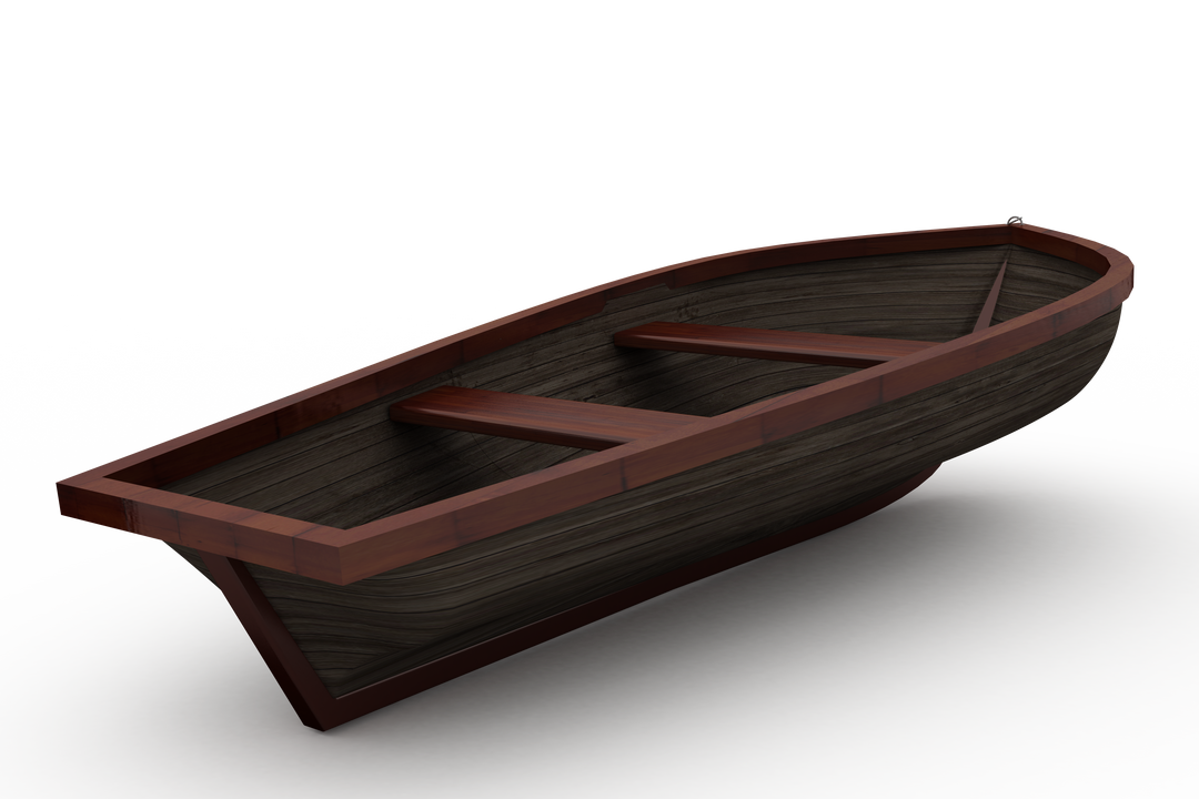 Transparent Wooden Boat Isolated on White Background - Download Free Stock Images Pikwizard.com