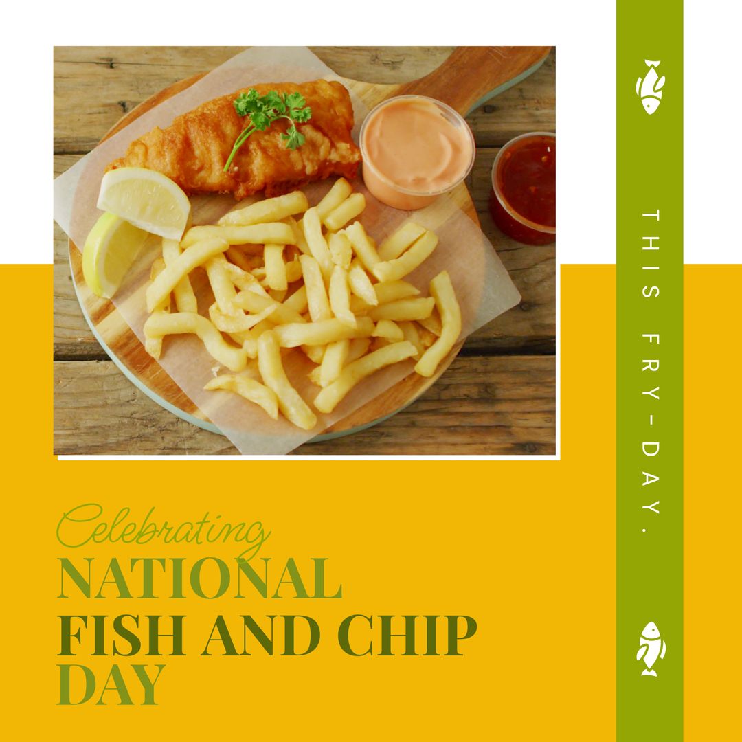 Celebrating National Fish and Chip Day with Delicious Meal - Download Free Stock Images Pikwizard.com