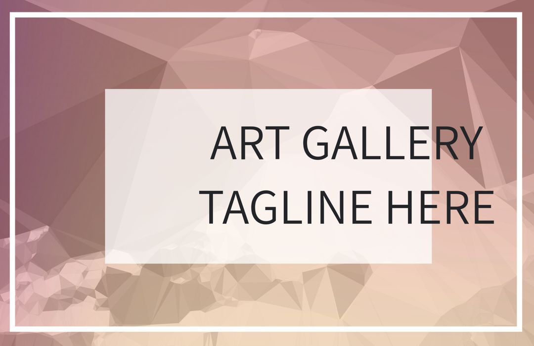 Modern Geometric Template for Art Events and Presentations - Download Free Stock Templates Pikwizard.com