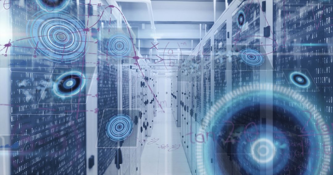 Digital Data Transformation in Modern Server Room