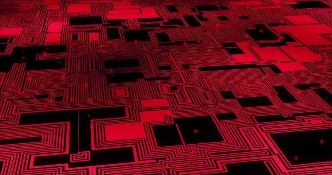 Futuristic Circuit Board with Global Data Concept