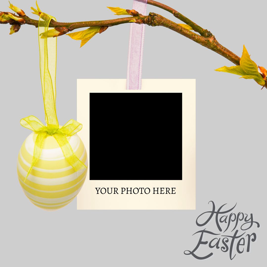 Easter Egg Ornament Template for Custom Celebrations