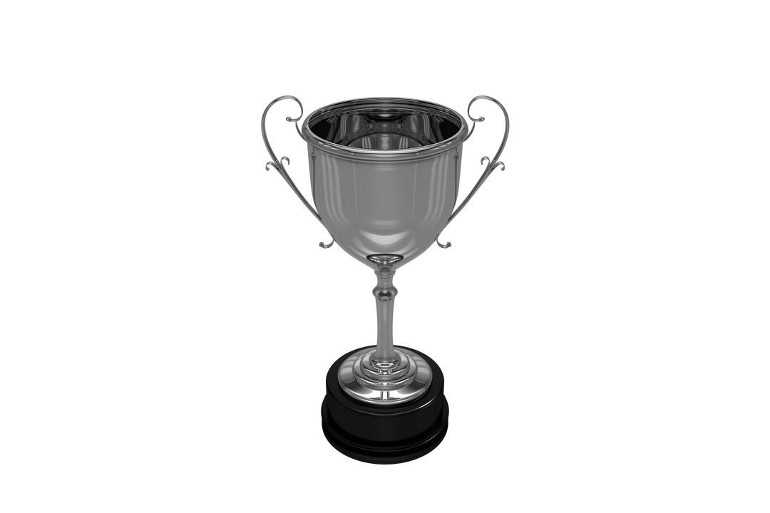 Elegant Silver Trophy Translucent Background for Award Demonstrations - Download Free Stock Images Pikwizard.com