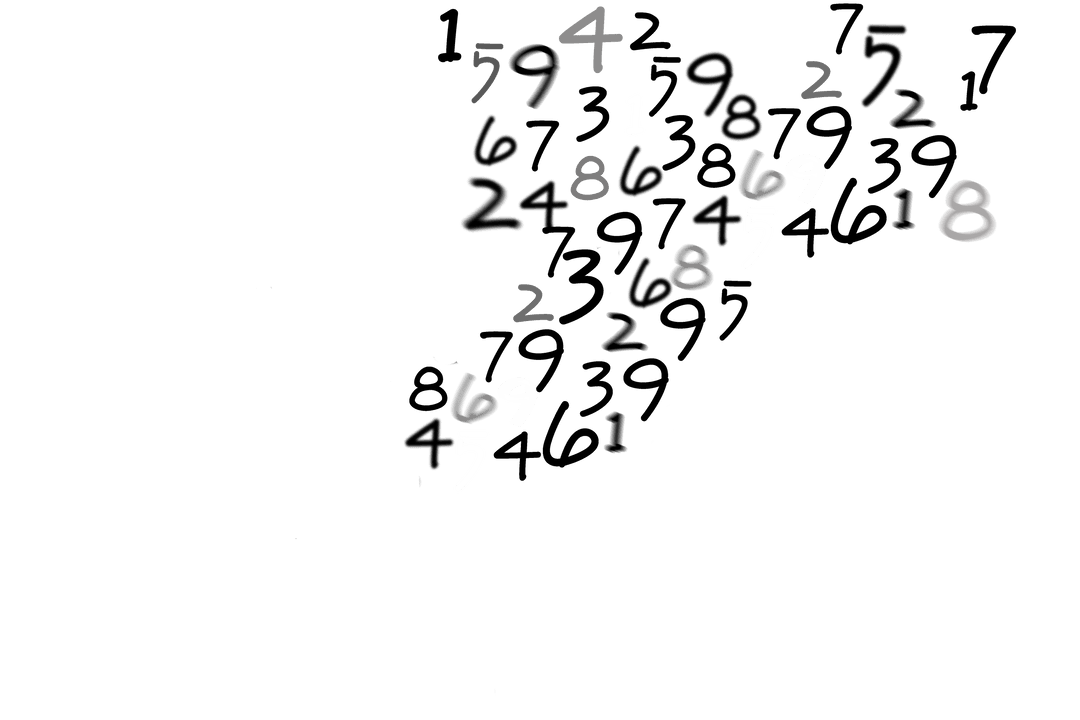 Mathematical Numbers in Abstract Transparent Design - Download Free Stock Images Pikwizard.com