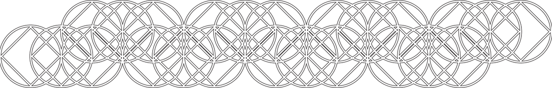 Transparent Black Circle Pattern Decorative Design Vector