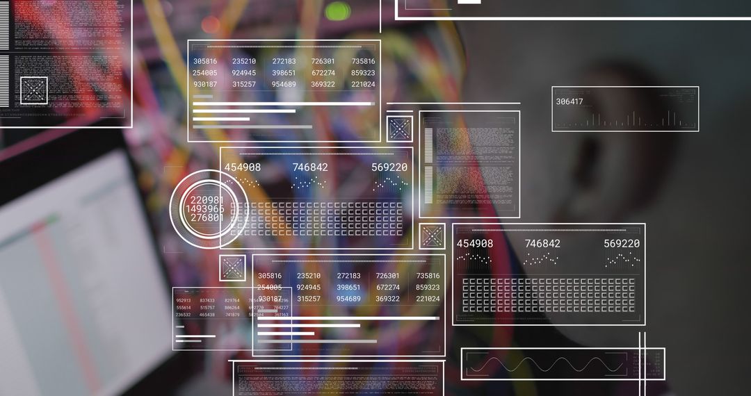 Data Charts and Digital Analytics with Abstract Connections - Free Images, Stock Photos and Pictures on Pikwizard.com