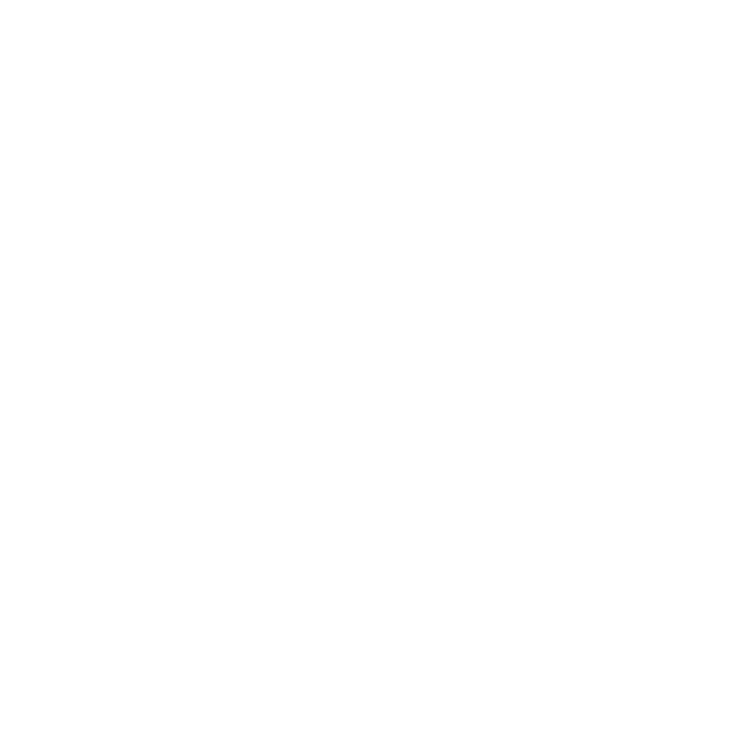 White ribbon banner on transparent background for design projects