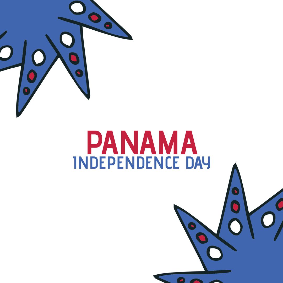 Panama Independence Day Celebration Graphic Design
