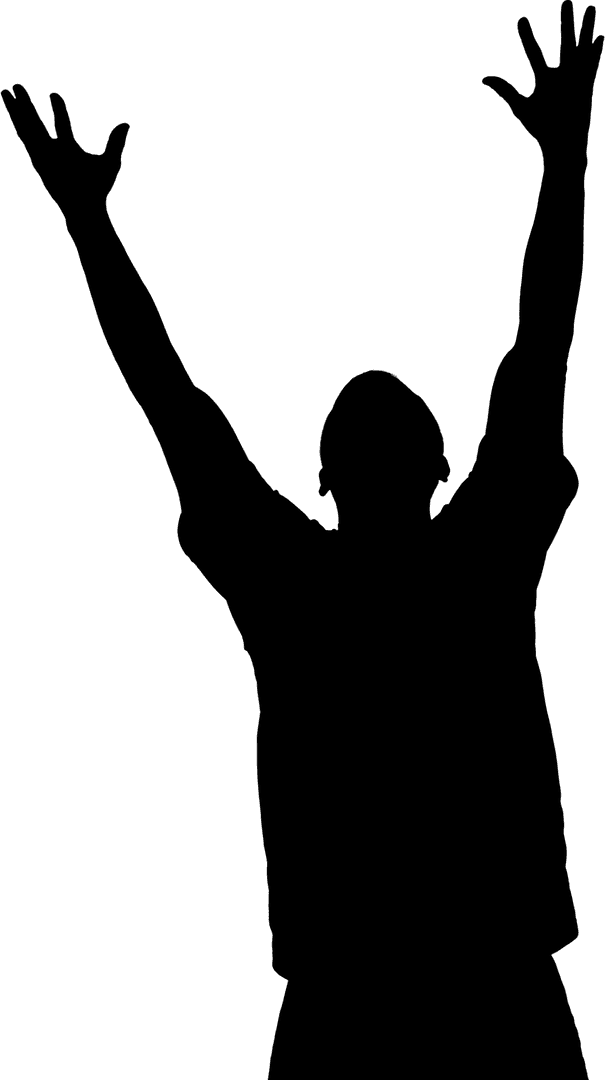 Transparent Silhouette Male Football Player in Motion