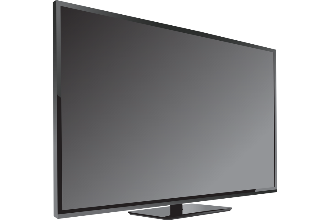 Transparent Background Smart TV Illustration for Entertainment and Leisure Concepts - Download Free Stock Images Pikwizard.com