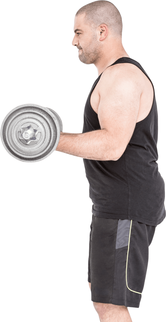 Transparent View of Bodybuilder Lifting Heavy Barbell Weights