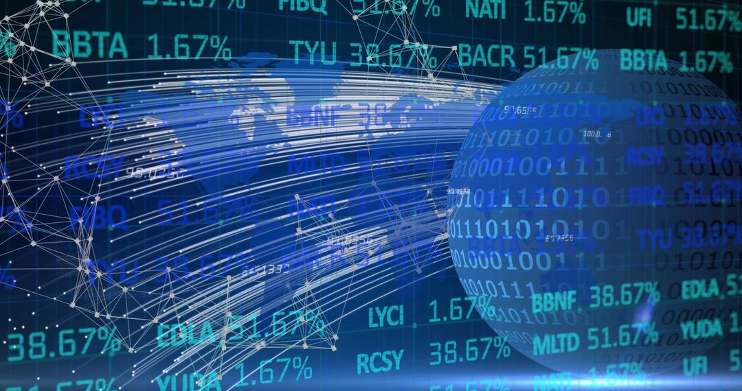 Global Financial Data Processing and Network Connections