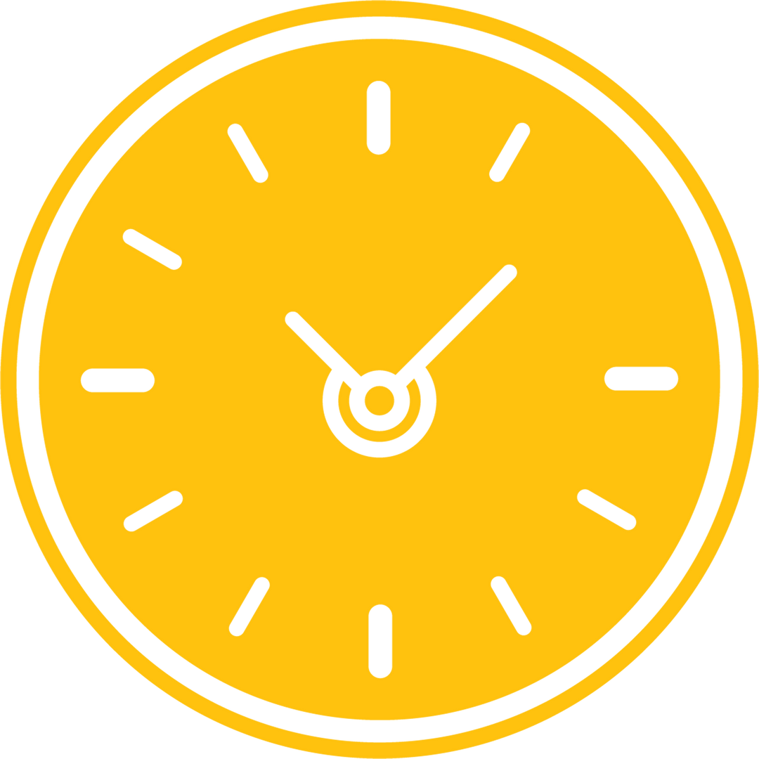 Yellow Clock on Transparent Background Illustration - Download Free Stock Images Pikwizard.com