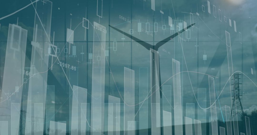 Renewable Energy and Financial Data Integration Concept