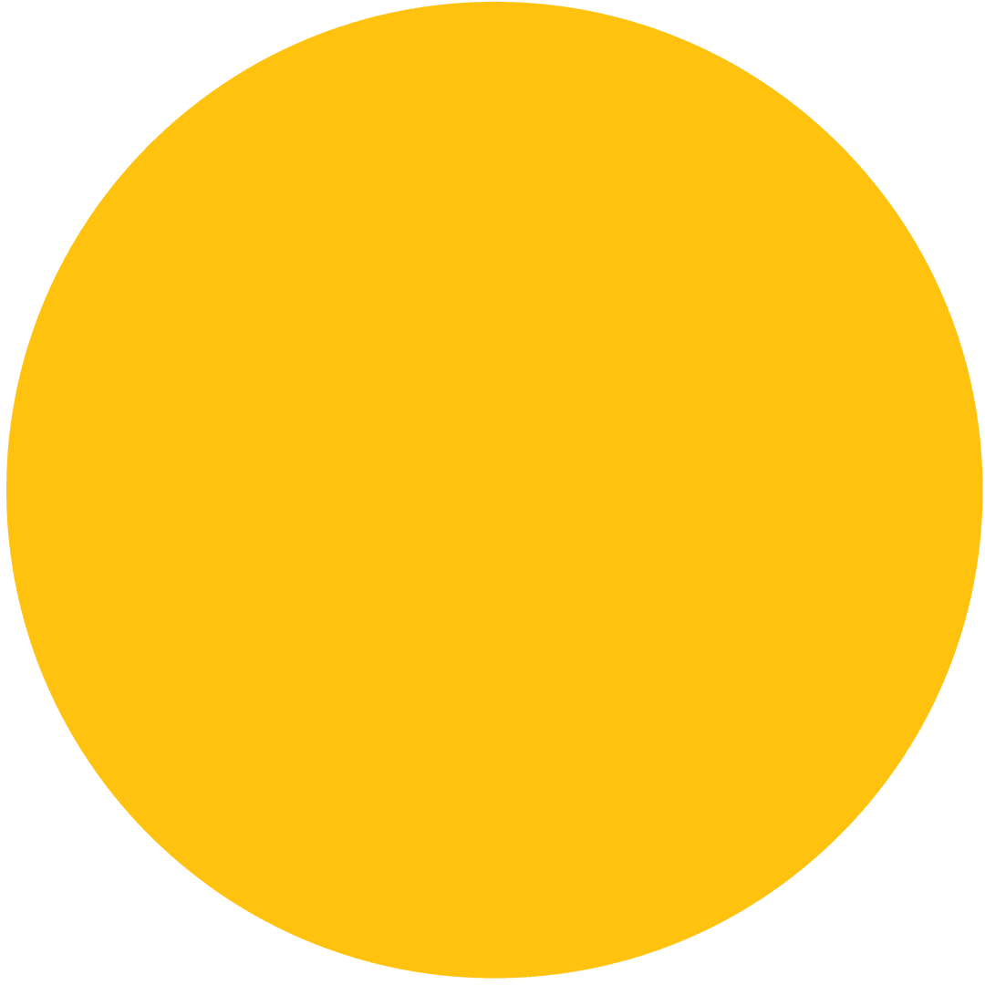Bright Yellow Circle Isolated on Transparent Background with Copy Space - Download Free Stock Images Pikwizard.com