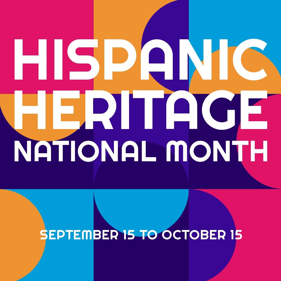 Hispanic Heritage National Month Poster Colorful Background - Download Free Stock Templates Pikwizard.com