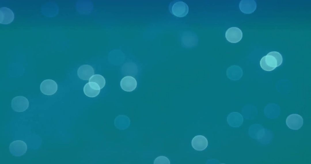 Abstract Glowing Light Spots on Blue Background