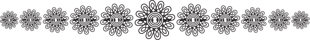 Black Abstract Shapes on Transparent Background Illustration