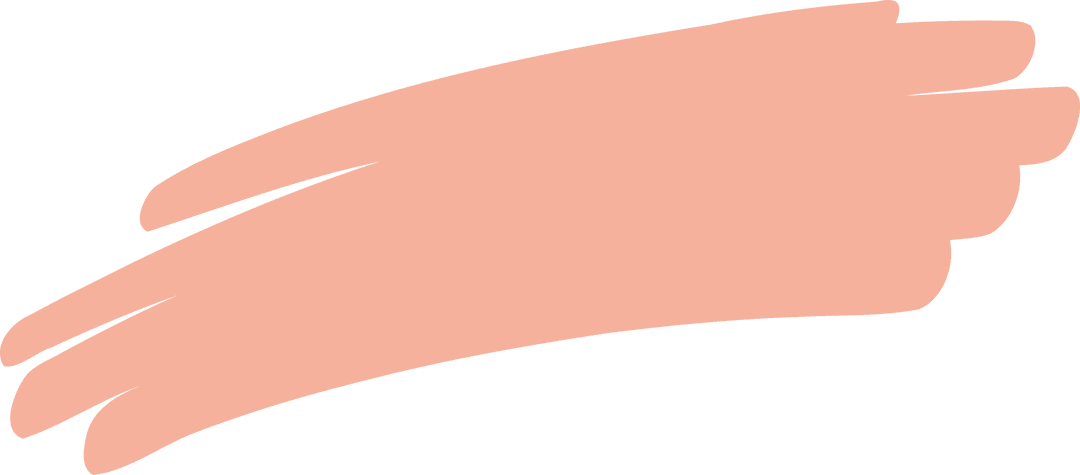 Transparent Pink Brush Stroke Shape with Copy Space Design