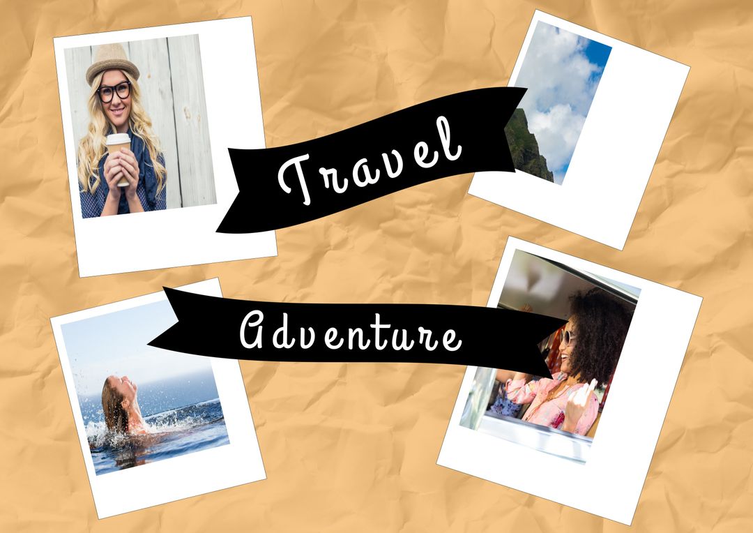 Inspirational Travel Collage with Diverse Adventures