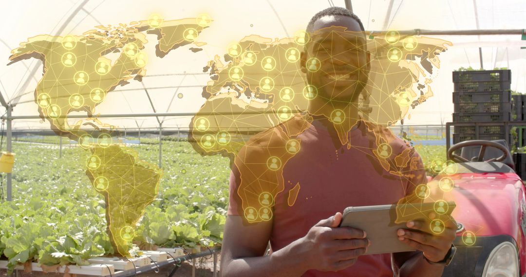 Agricultural Technician Using Technology in Smart Farming Innovation