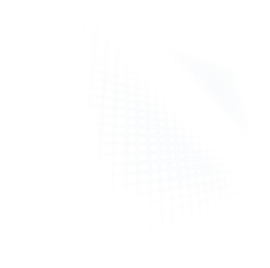 Abstract White Grid Pattern on Transparent Background