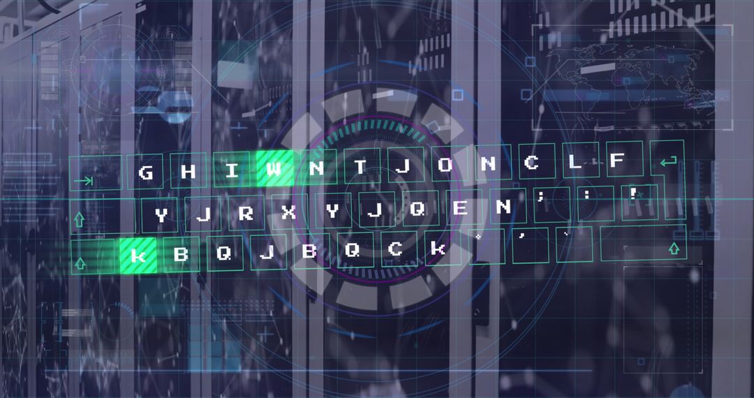 Virtual Keyboard and Scanner Interface with Server Room