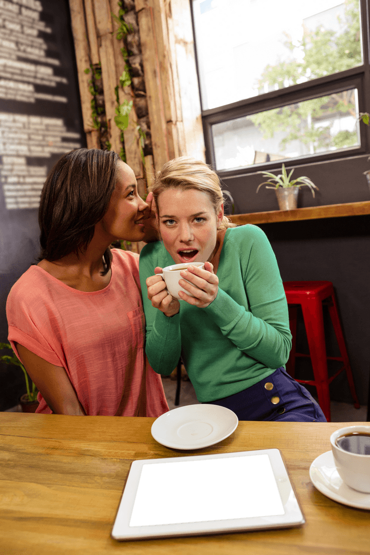 Playful Whispering Friends with Transparent Tablet Overlay