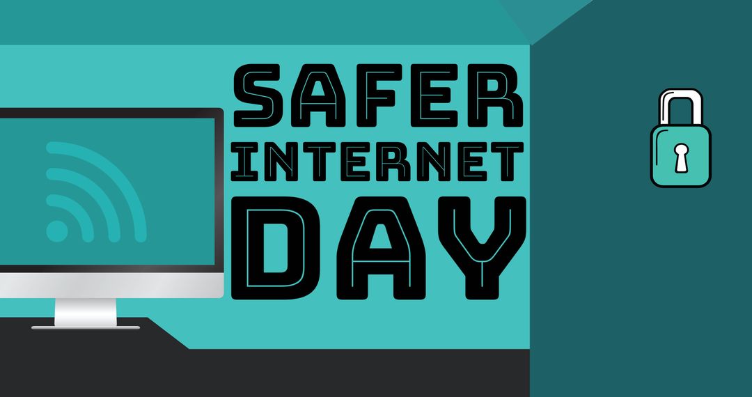 Illustration Featuring Safer Internet Day Theme
