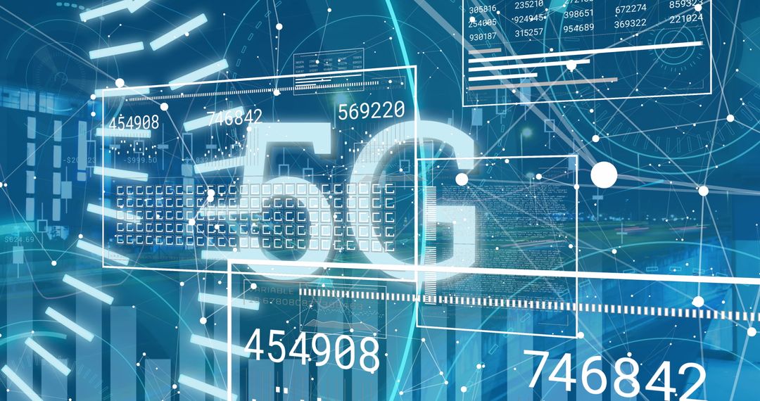 5G Technology Overlay with Digital Data in Urban Setting
