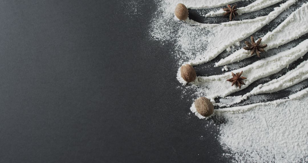 Creative Arrangement of Ingredients in Culinary Concept