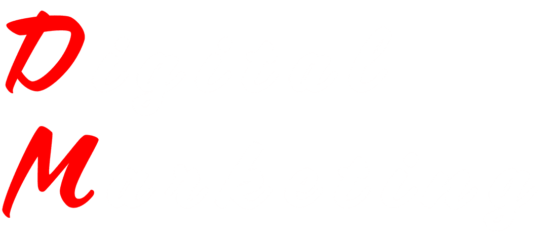 Transparent Digital Marketing Calligraphy Text Design