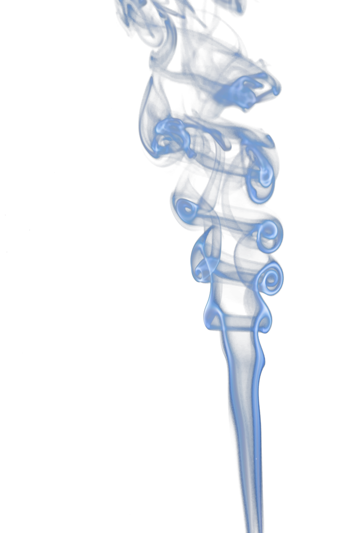 Mesmerizing Blue Smoke Swirling on Transparent Background - Download Free Stock Images Pikwizard.com