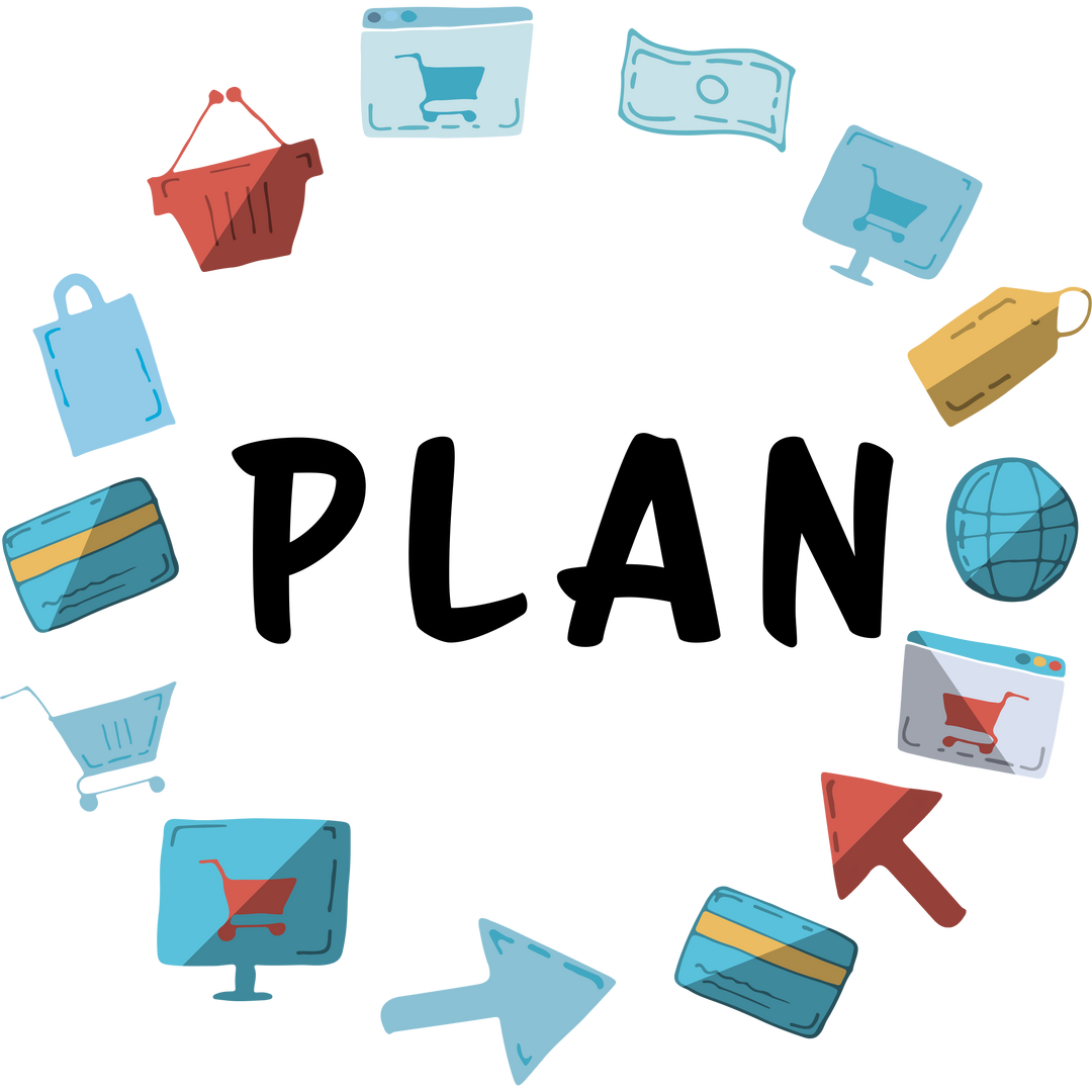 Transparent Shopping Icons Circle for E-commerce and Financial Planning - Download Free Stock Images Pikwizard.com