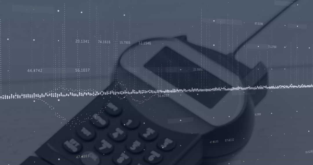 Digital Data Stream Overlaying Calculators