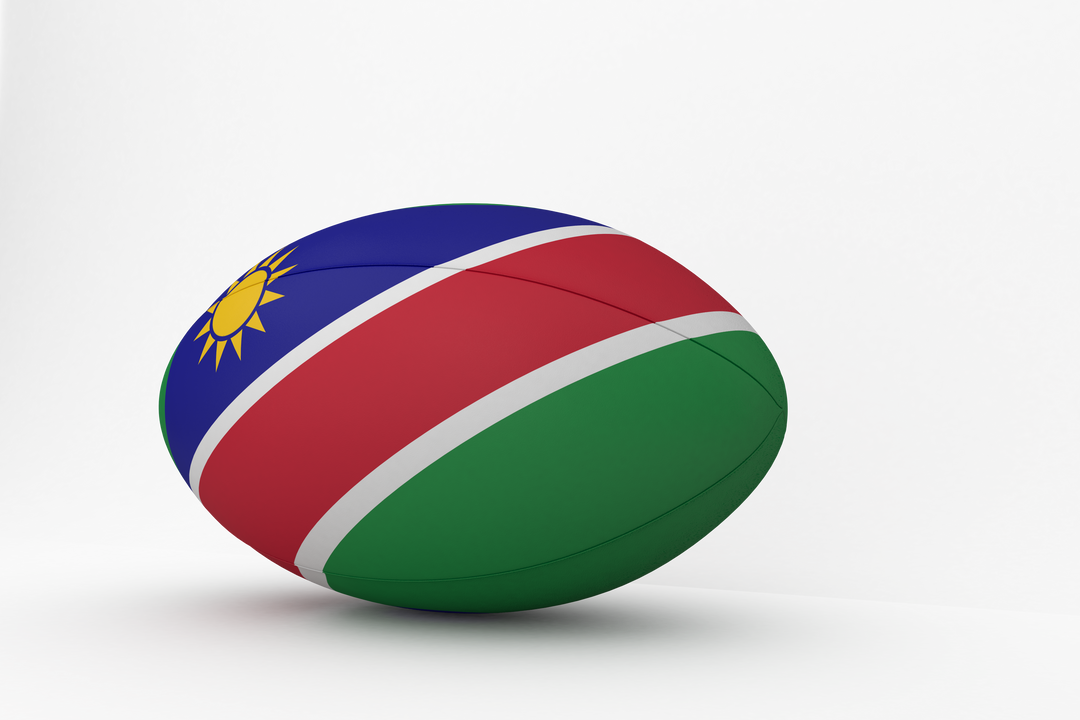 Transparent Namibia Flag Rugby Ball Isolated on White Background - Download Free Stock Images Pikwizard.com