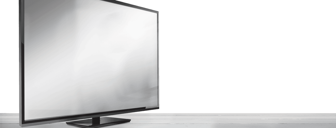 High Resolution Transparent Computer Monitor on Desk