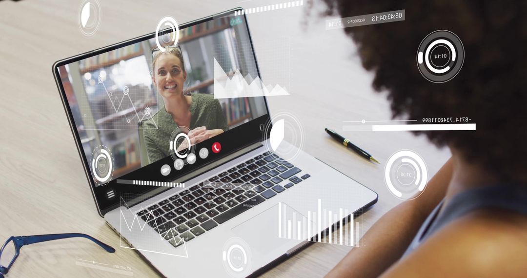 Video Call with Digital Business Interface