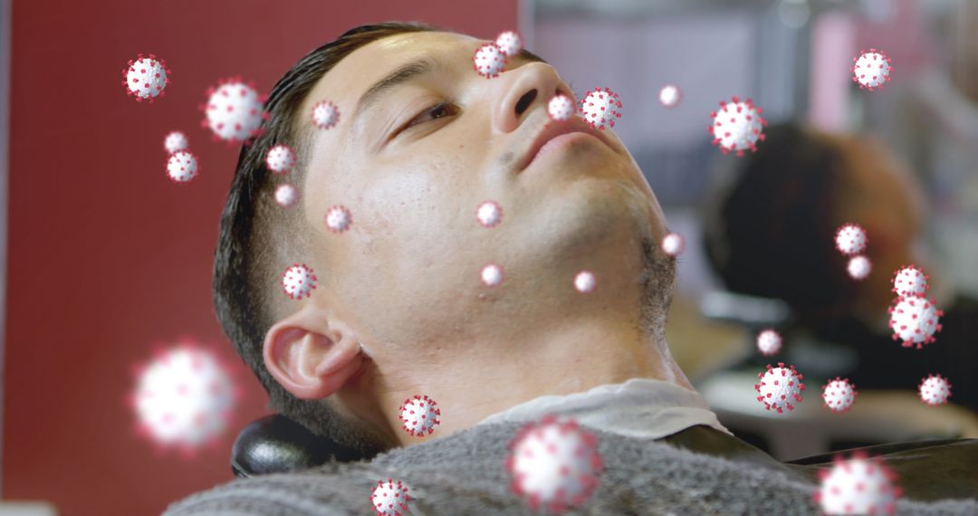 Man Reclining Awareness of Coronavirus Outbreak