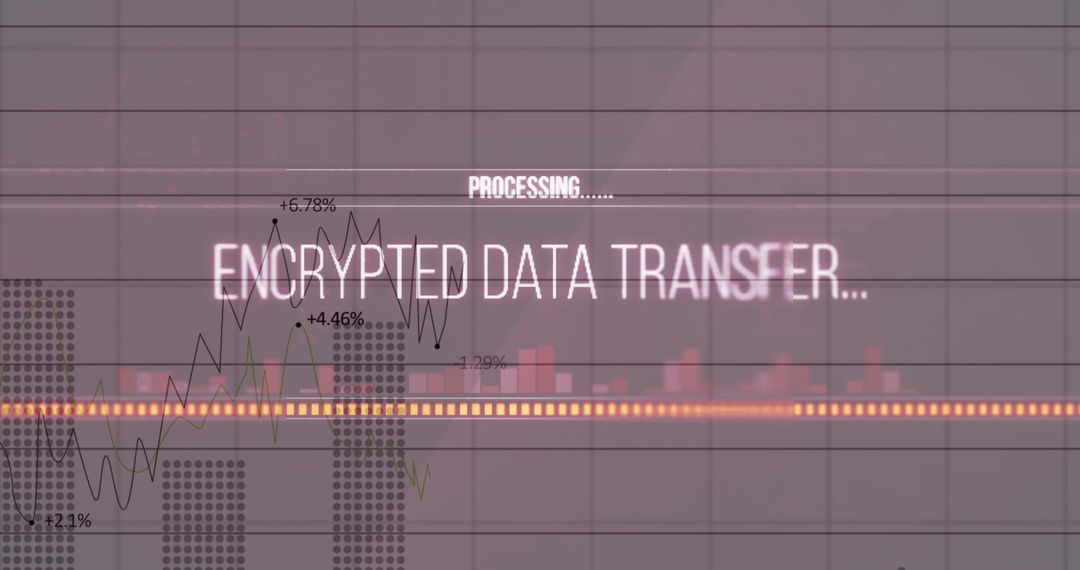 encrypted data transfer and processing visualization - Free Images, Stock Photos and Pictures on Pikwizard.com