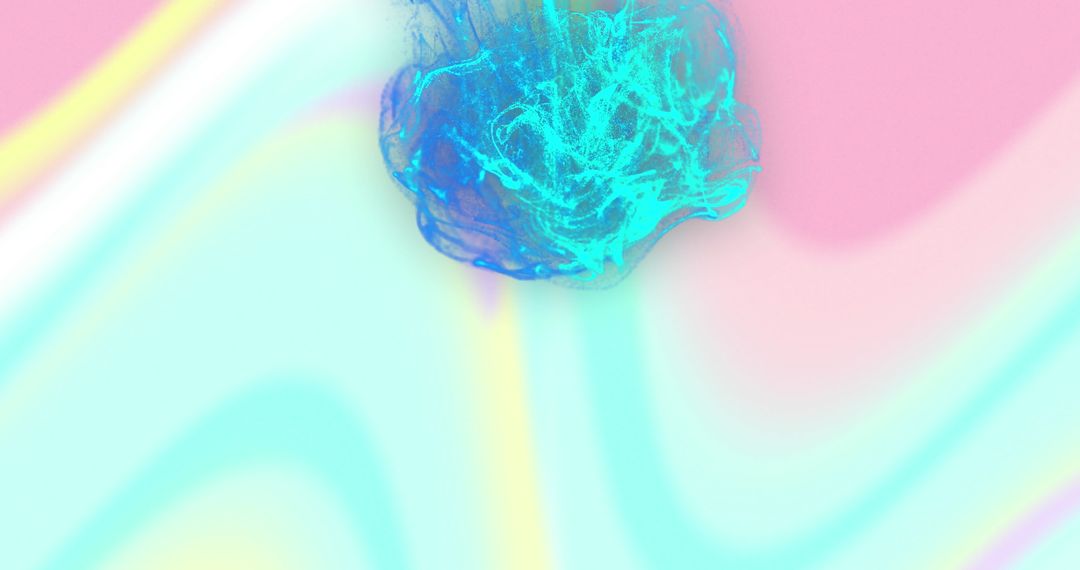 Vibrant Neon Lights on Abstract Gradient Backdrop