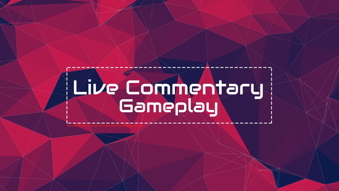 Vibrant geometric background for interactive gaming events